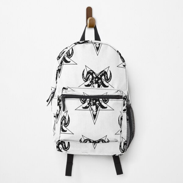 Item preview, Satanic Goat Head with Pentagram (black) designed and sold by MakaTeles.