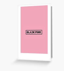 BLACKPINK Logo Grußkarte