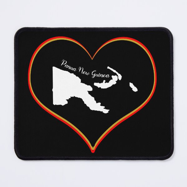 Item preview, Black Heart Map Papua New Guinea designed and sold by Astralia.