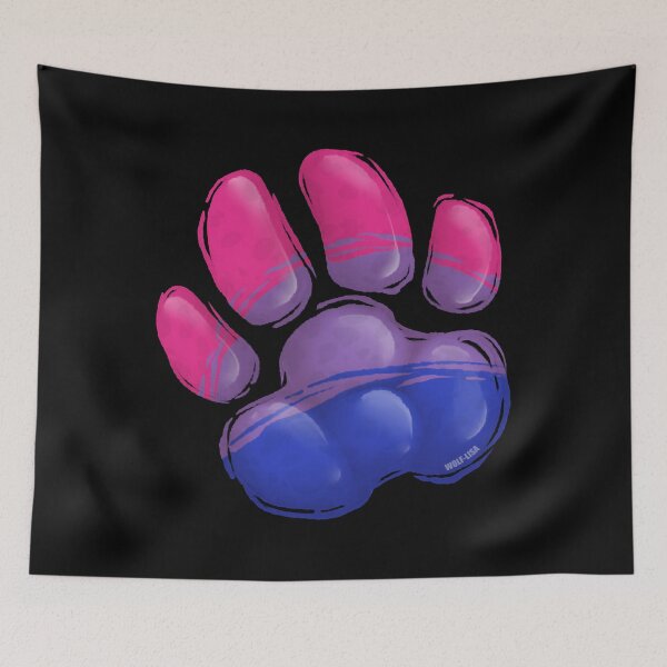 Item preview, Bisexual - Wolf Paw designed and sold by JesseBale.