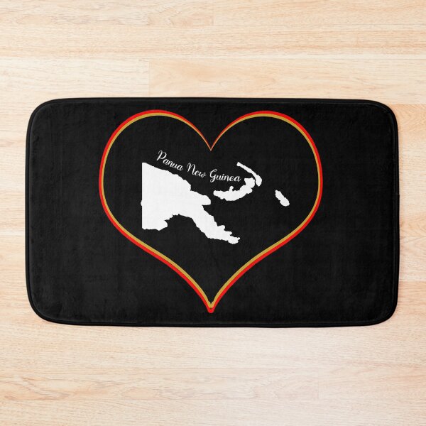 Item preview, Black Heart Map Papua New Guinea designed and sold by Astralia.
