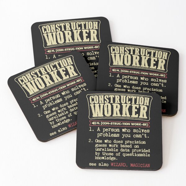 Item preview, Construction Worker Badass Dictionary Term designed and sold by JesseBale.