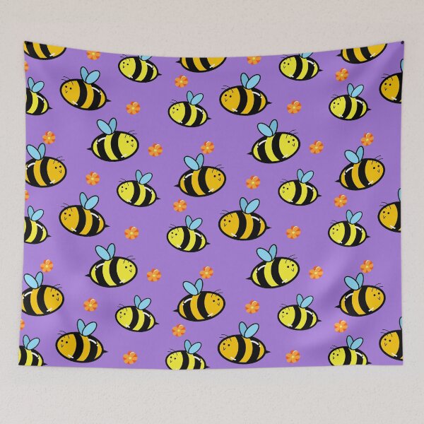 Item preview,  Pattern with cute bee designed and sold by Pretty-spirit.