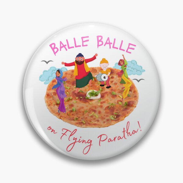Item preview, Balle Balle on flying PARATHA! 2 | Sky Bhangra | Funny Desi designed and sold by CosmicStory.