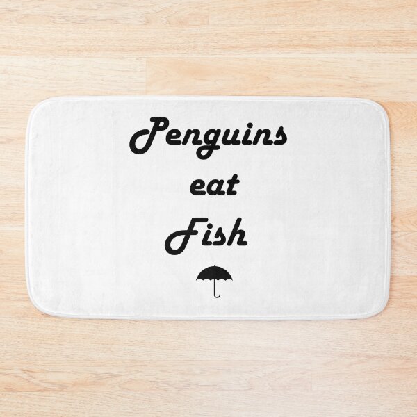Item preview, Penguins Eat Fish   designed and sold by Craftcafeindia.
