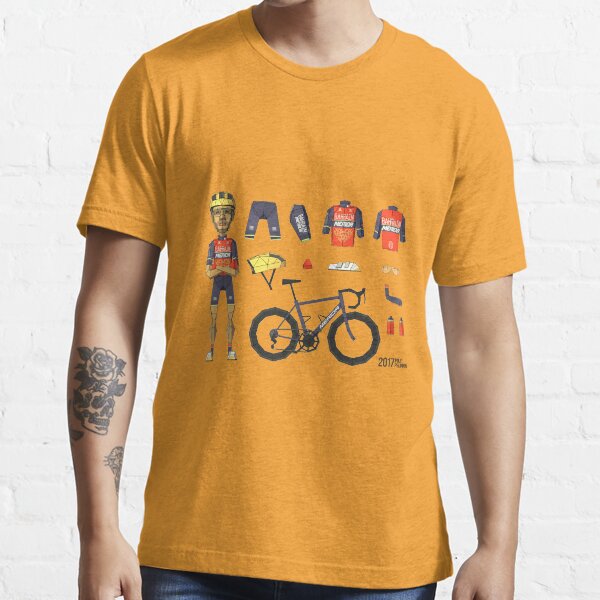 #PolyPeloton Kit Form : 2017 Bahrain Merida Essential T-Shirt