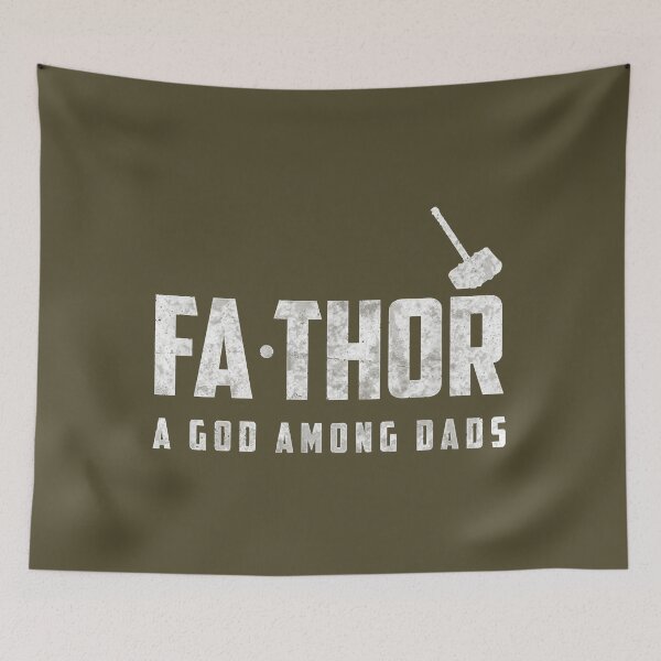 Item preview, Mens Fathor Shirt God Among Dads Thor Hammer Fathe designed and sold by ChenChens.
