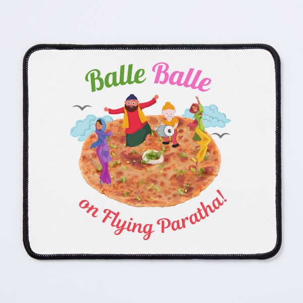 Item preview, Balle Balle on flying PARATHA! 3 | Sky Bhangra | Funny Desi designed and sold by CosmicStory.