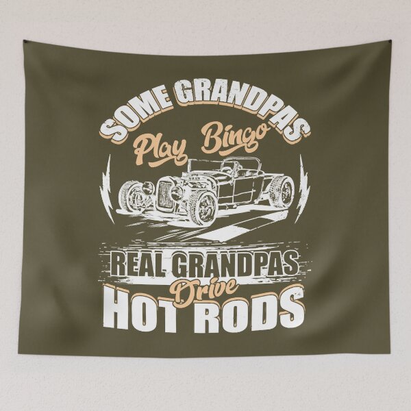 Item preview, Real Grandpas Drive Hot Rods T Shirt designed and sold by ChenChens.