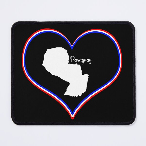 Item preview, Black heart map Paraguay designed and sold by Astralia.