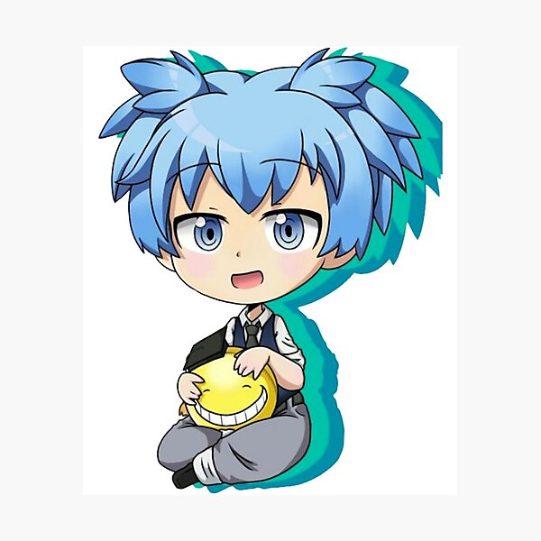 Blue Nagisa Shiota Assassination Classroom Fanart Photographic Print For Sale By 7968