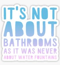 Trans bathrooms Sticker