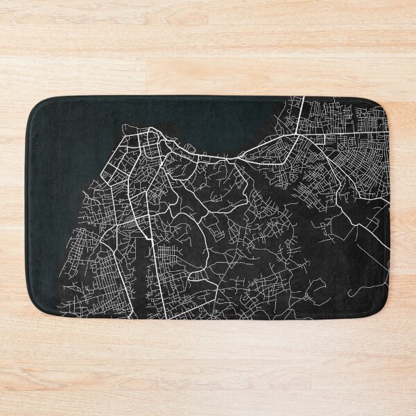 Item preview, Cabinda City Map of Angola - Dark designed and sold by deMAP.