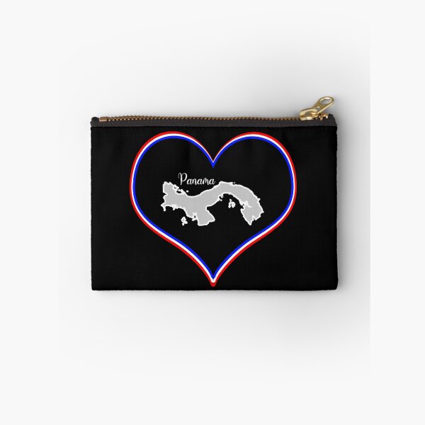 Item preview, black heart panama map designed and sold by Astralia.