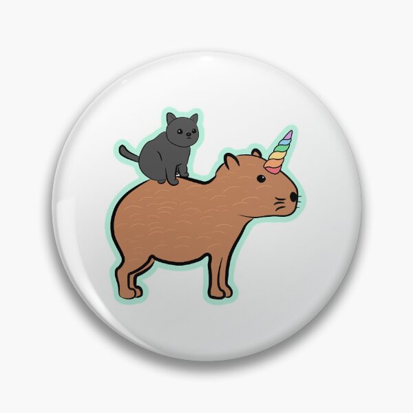 Item preview, Cat Riding A Capybara Unicorn  designed and sold by phuoc43.