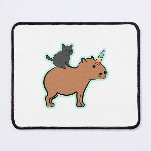 Item preview, Cat Riding A Capybara Unicorn designed and sold by phuoc43.