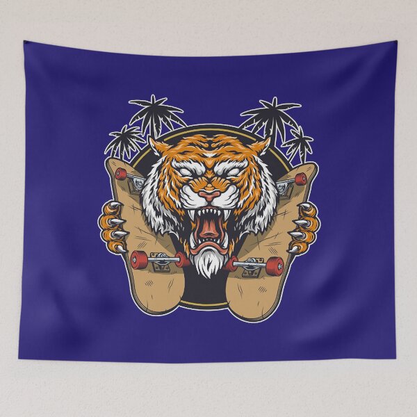 Item preview, angry tiger face - tiger claw - wild animal designed and sold by TomoyaSukusi.