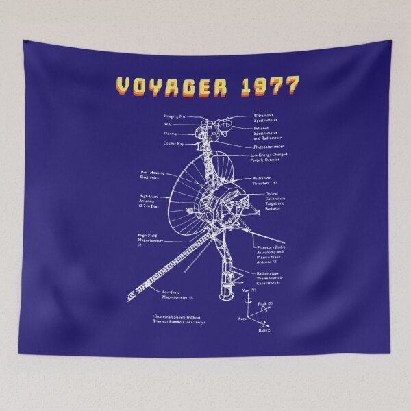 Item preview, Voyager 1977 Shirt Space Probe Mission designed and sold by TomoyaSukusi.