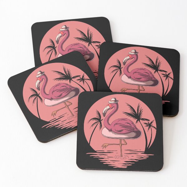 Aperçu de l'œuvre Flamingo Summer Vibes créée et vendue par TomoyaSukusi.