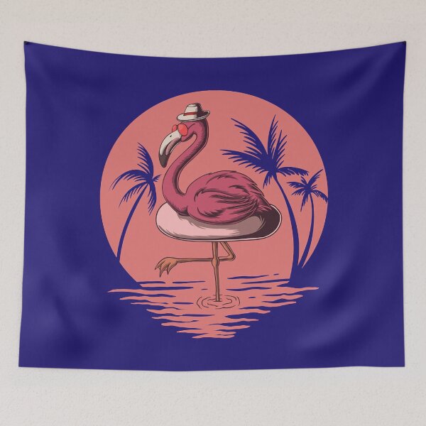 Item preview, Flamingo Summer Vibes designed and sold by TomoyaSukusi.