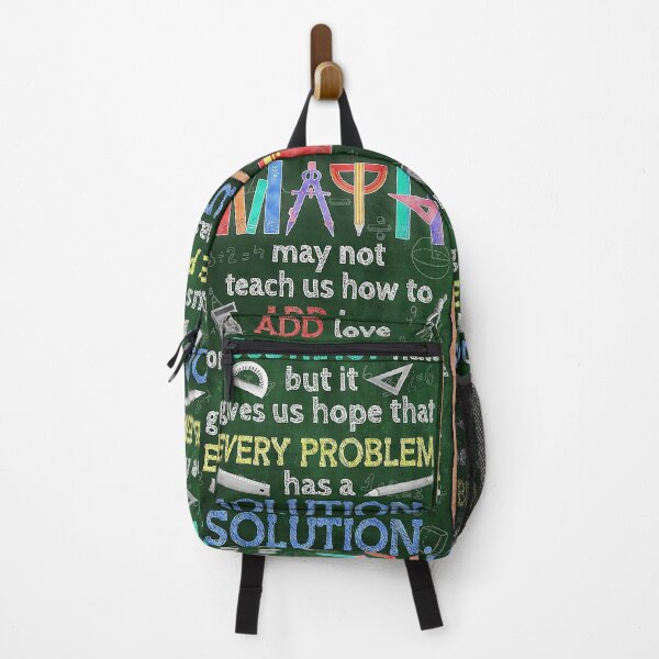 Item preview, Math - Math classroom - Math gives us hope that every problem has a solution   designed and sold by AleehaZenger.