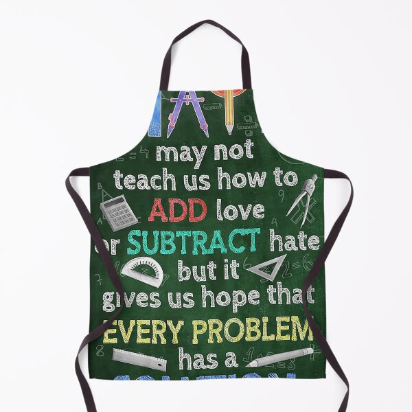 Item preview, Math - Math classroom - Math gives us hope that every problem has a solution designed and sold by AleehaZenger.
