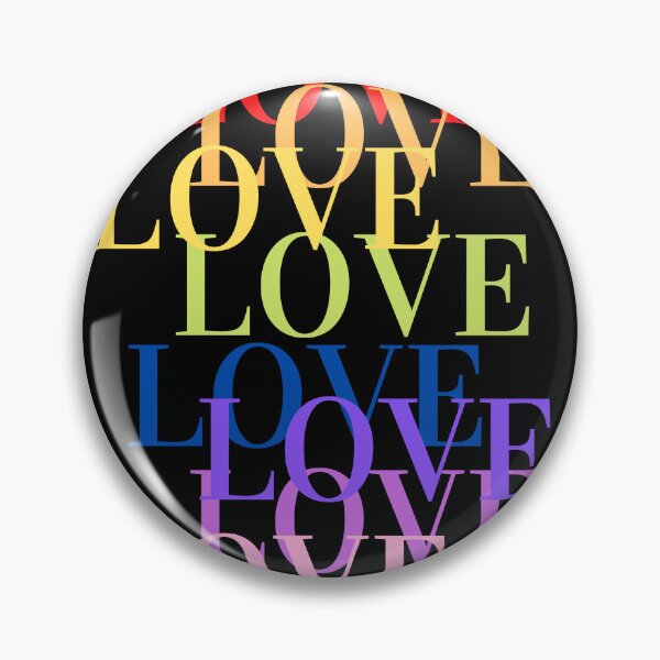 Item preview,  Love Rainbow Word Pattern designed and sold by BlakefourDesign.