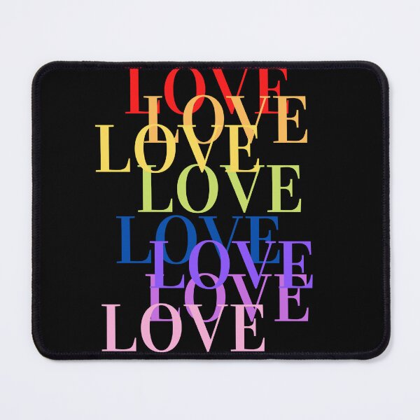 Item preview,  Love Rainbow Word Pattern designed and sold by BlakefourDesign.