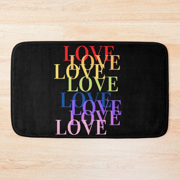 Item preview,  Love Rainbow Word Pattern designed and sold by BlakefourDesign.