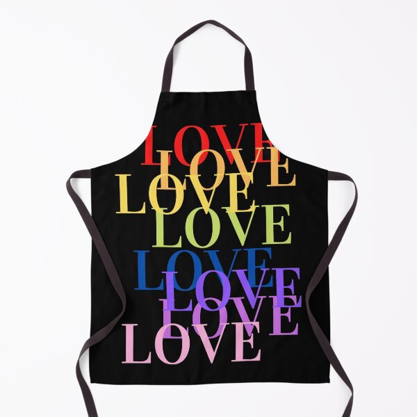 Artikelvorschau, Liebes-Regenbogen-Wort-Muster entworfen und verkauft von BlakefourDesign.
