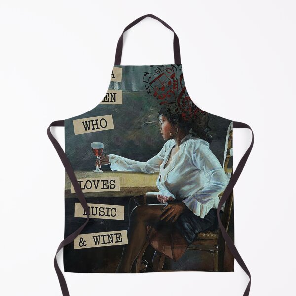 Item preview, Afro Queen Music Just a queen who loves music and wine designed and sold by SaoirseNeid.