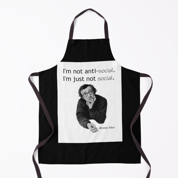 Item preview, Woody Allen - anti social Poster designed and sold by ovallwfparid.