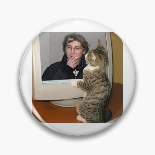 Item preview, Paul Dano Computer Cat (1) designed and sold by thingsbymer.