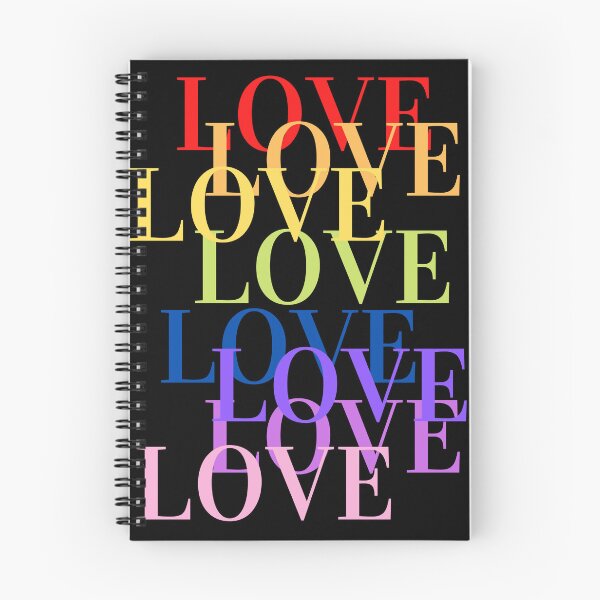 Item preview,  Love Rainbow Word Pattern designed and sold by BlakefourDesign.