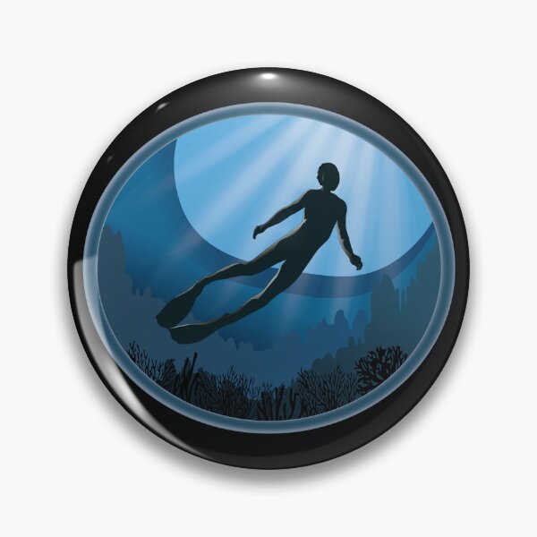 Item preview, Freedive - The Ocean Is Calling designed and sold by TheInkElephant.