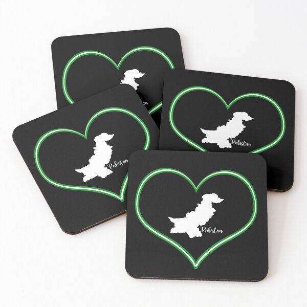 Item preview, black heart pakistan map designed and sold by Astralia.
