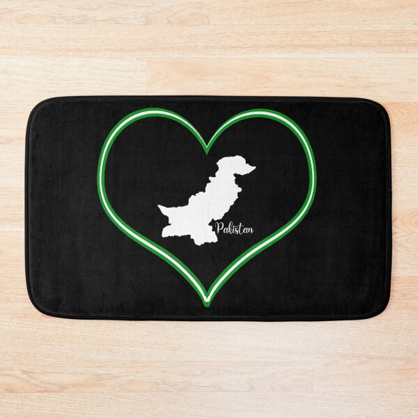 Item preview, black heart pakistan map designed and sold by Astralia.