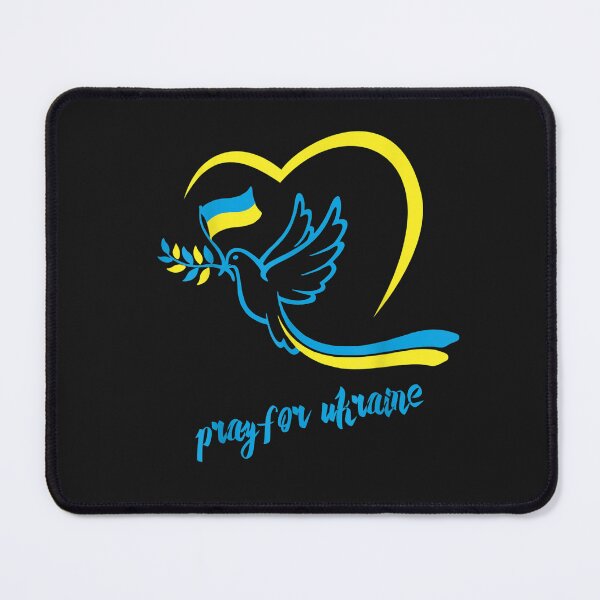 Item preview, Pray For Ukraine. Peace Dove Pigeon Love Flag Heart T-Shirt designed and sold by Kellner-Platt.