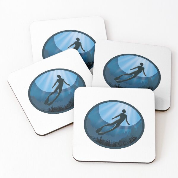 Item preview, Freedive - The Ocean Is Calling designed and sold by TheInkElephant.