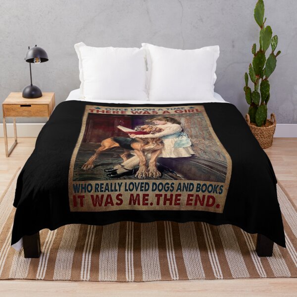 Item preview, Once upon a time there was a girl who really loved dogs and books it was me the end designed and sold by SaoirseNeid.