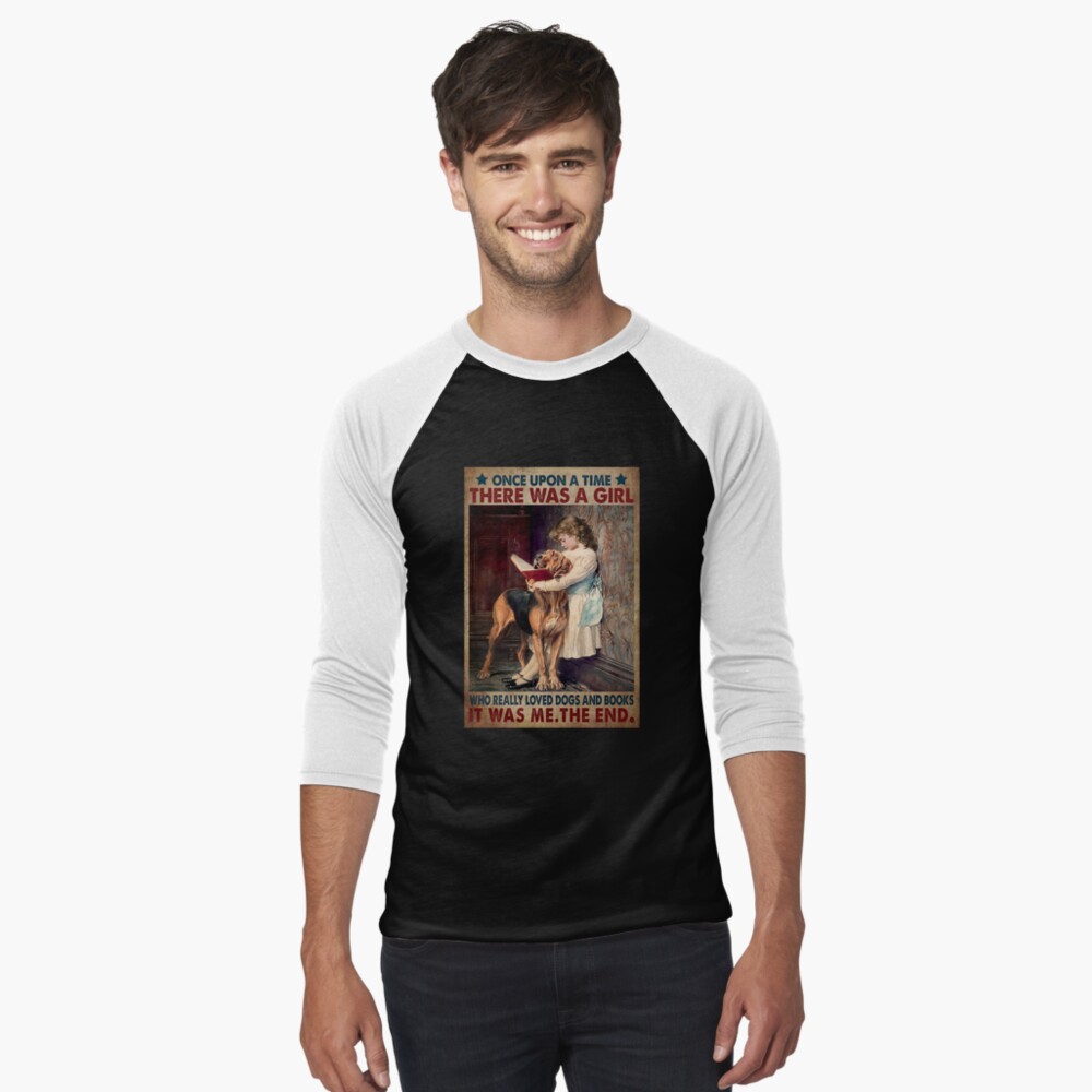 There Was A Girl Who Really Loved Baseball & Books T-Shirt There Was A Girl Who Really Loved Baseball & Books T-Shirt