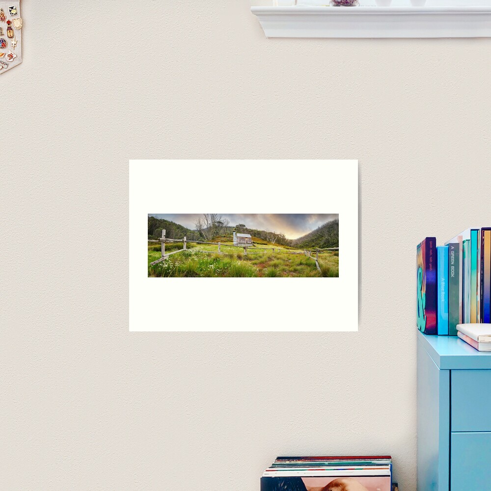 Silver Brumby Hut, Mt Hotham, Victoria, Australia Art Print