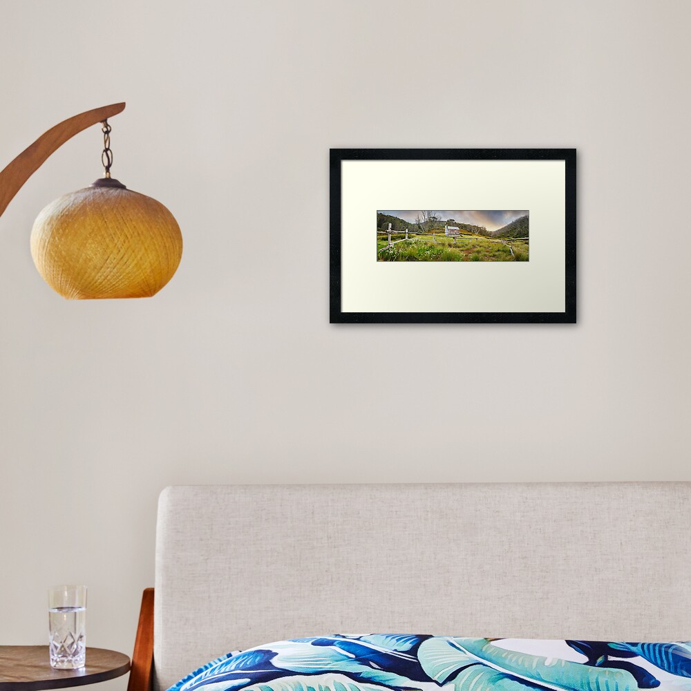 Silver Brumby Hut, Mt Hotham, Victoria, Australia Framed Art Print