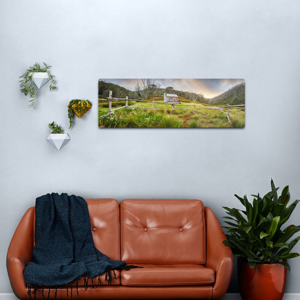 Silver Brumby Hut, Mt Hotham, Victoria, Australia Metal Print