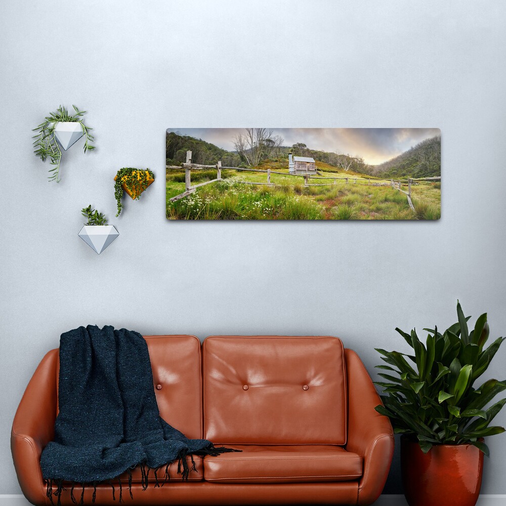Silver Brumby Hut, Mt Hotham, Victoria, Australia Metal Print