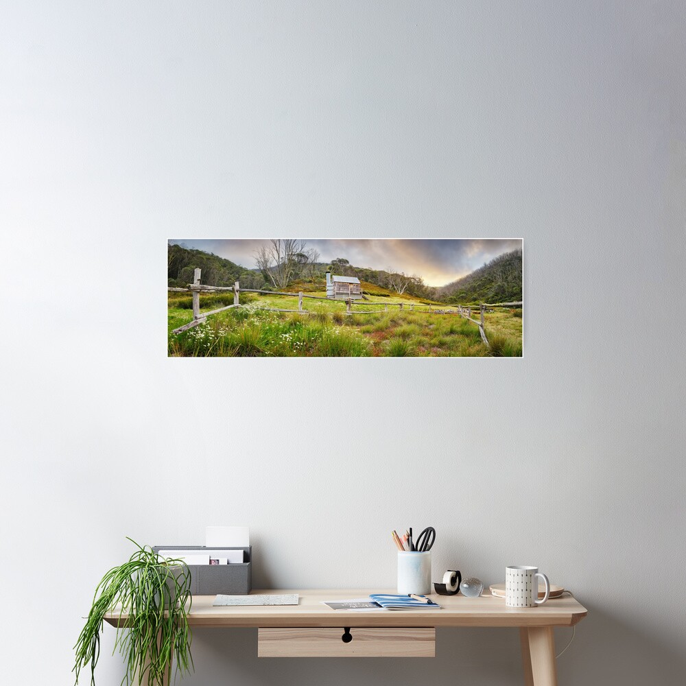 Silver Brumby Hut, Mt Hotham, Victoria, Australia Poster