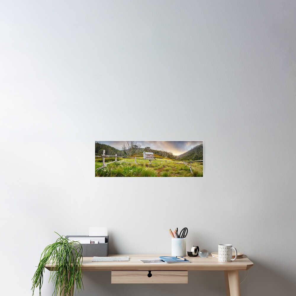 Silver Brumby Hut, Mt Hotham, Victoria, Australia Poster