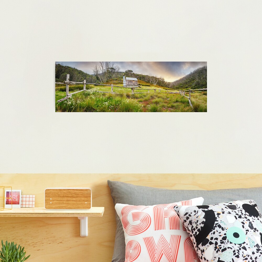 Silver Brumby Hut, Mt Hotham, Victoria, Australia Photographic Print