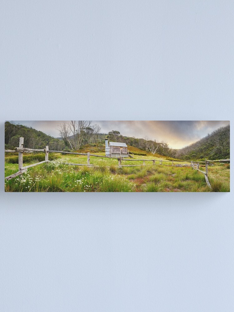 Alternate view of Silver Brumby Hut, Mt Hotham, Victoria, Australia Canvas Print