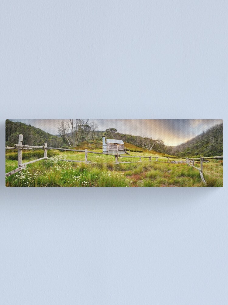 Alternate view of Silver Brumby Hut, Mt Hotham, Victoria, Australia Canvas Print